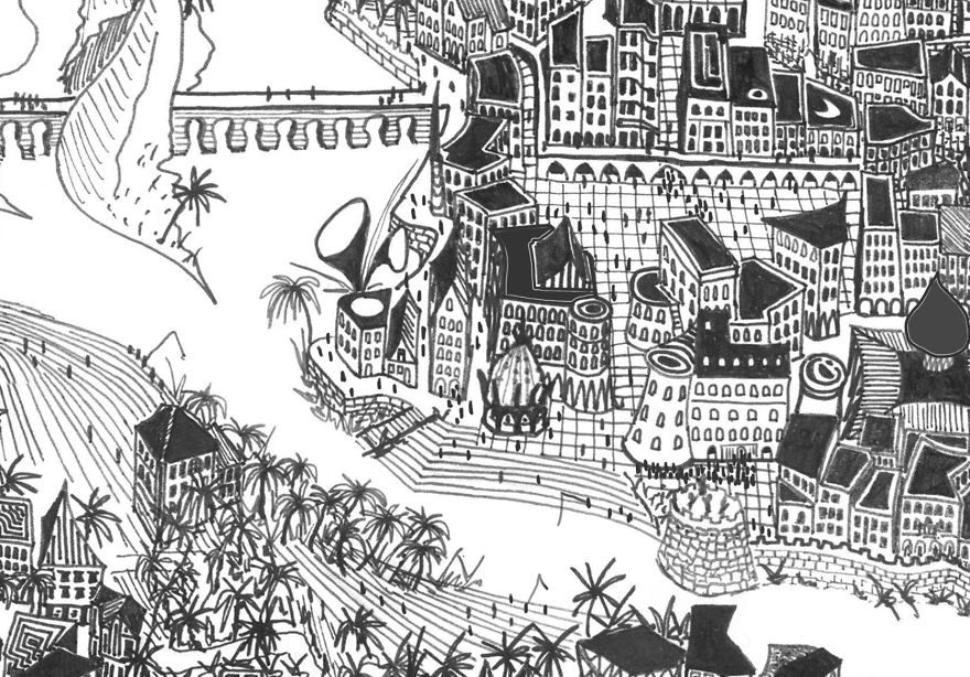 I’ve Been Developing This Maze City For 5 Years While Travelling Around The World I’ve Been Developing This Maze City For 5 Years While Travelling Around The World