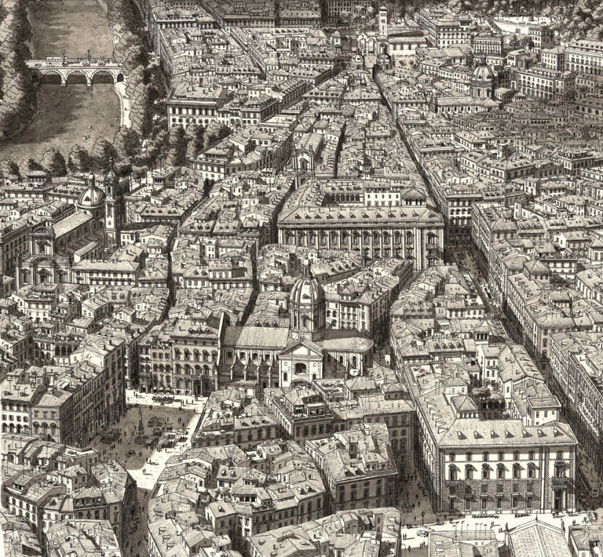 I Draw Famous Cities From My Memory