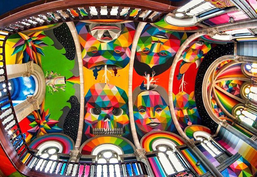 A 100-Year-Old Church Transformed Into A Skate Park Painted With Colorful Graffiti