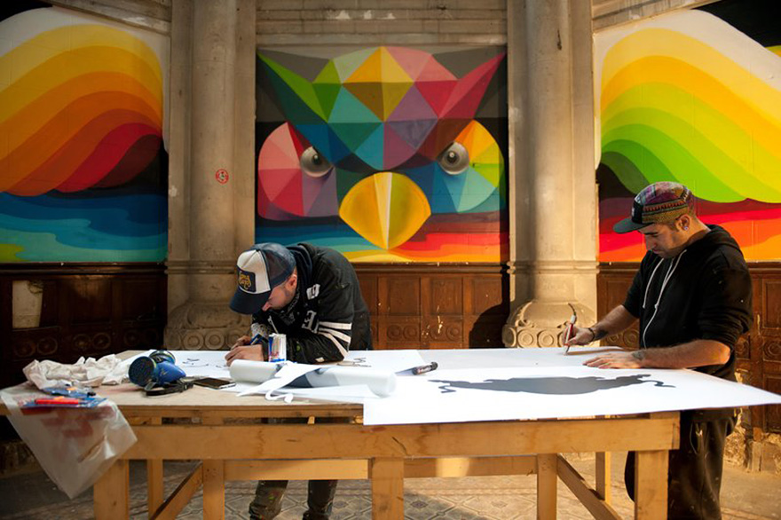 A 100-Year-Old Church Transformed Into A Skate Park Painted With Colorful Graffiti