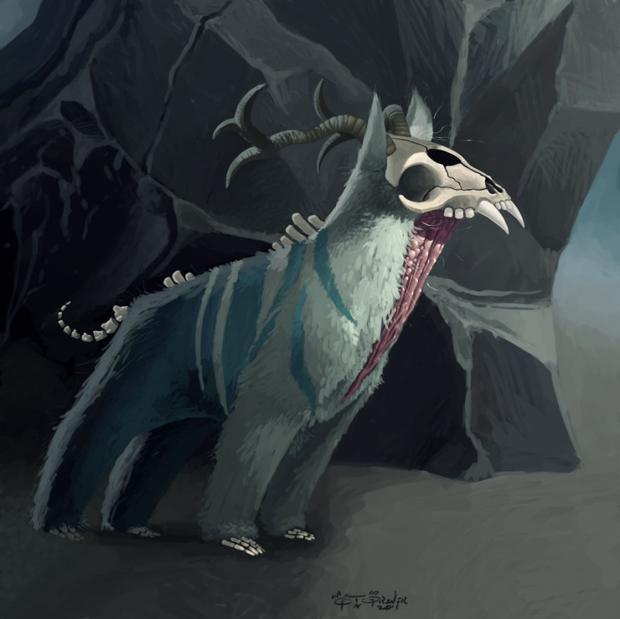 15-Year-Old Artist Creates Entire Monster Universe With His Wacom