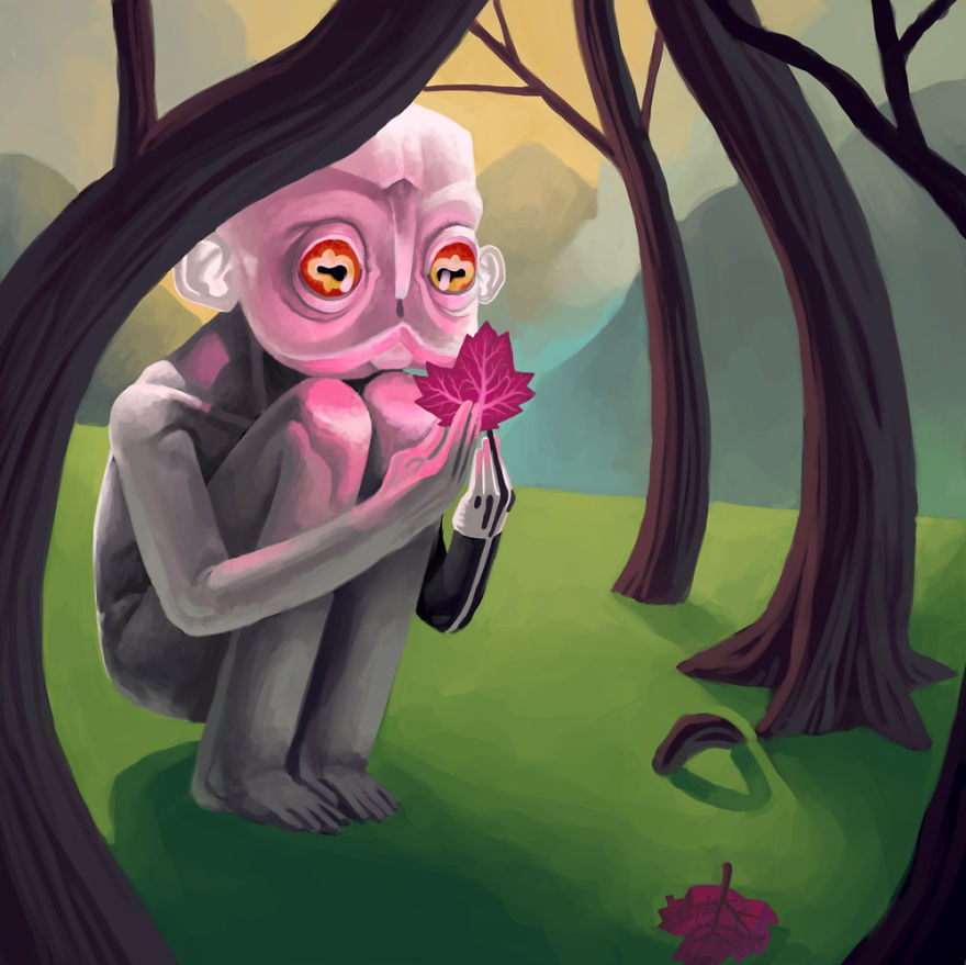 15-Year-Old Artist Creates Entire Monster Universe With His Wacom