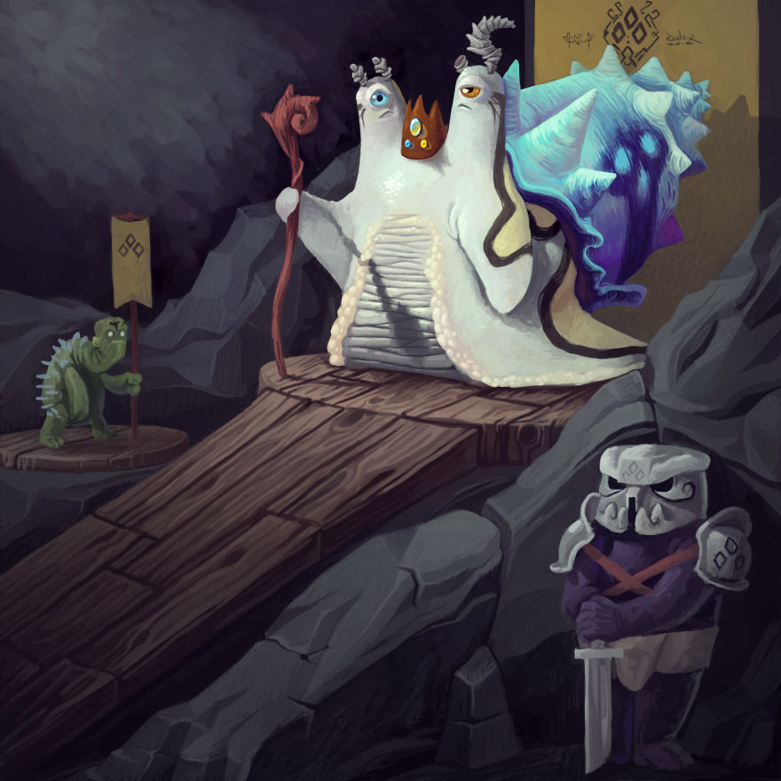 15-Year-Old Artist Creates Entire Monster Universe With His Wacom