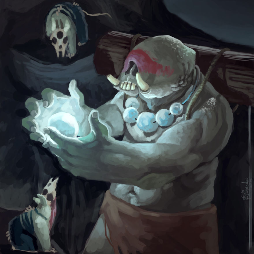 15-Year-Old Artist Creates Entire Monster Universe With His Wacom