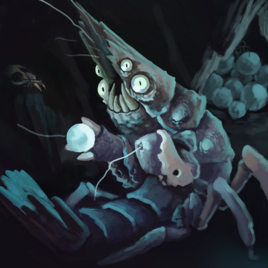 15-Year-Old Artist Creates Entire Monster Universe With His Wacom