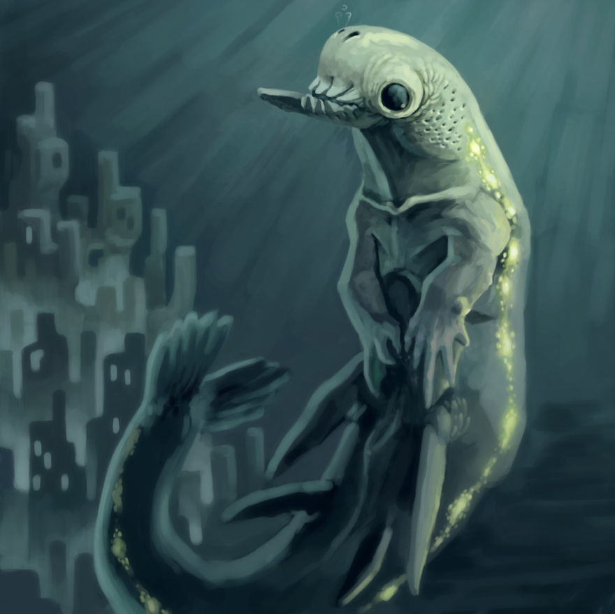 15-Year-Old Artist Creates Entire Monster Universe With His Wacom