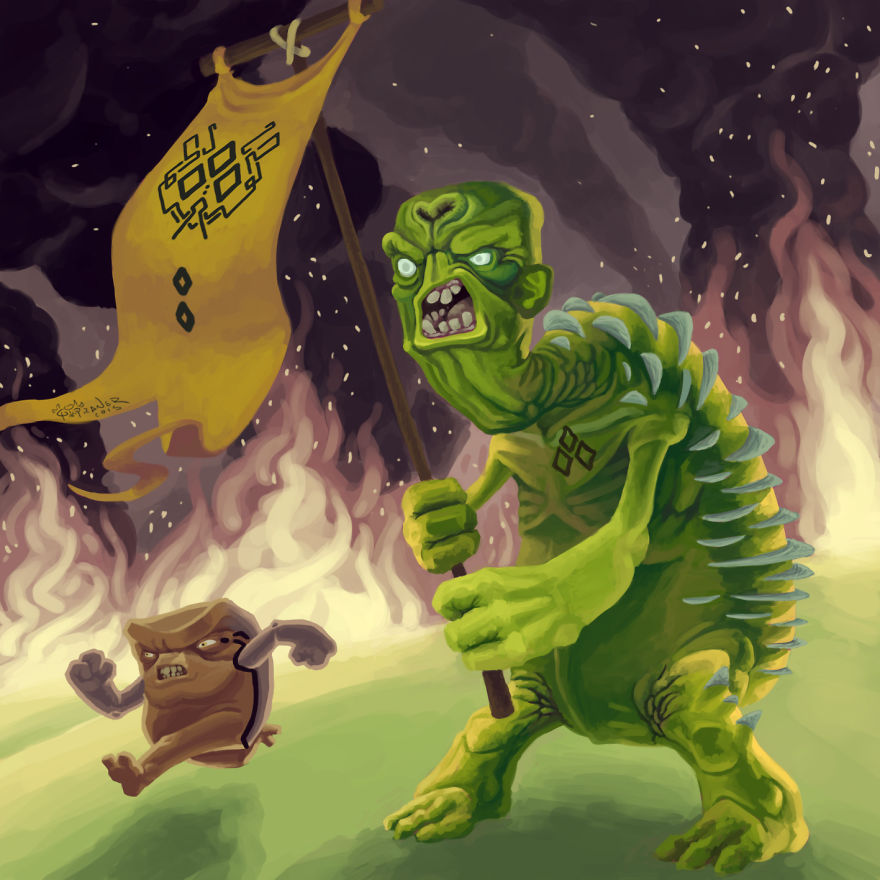 15-Year-Old Artist Creates Entire Monster Universe With His Wacom