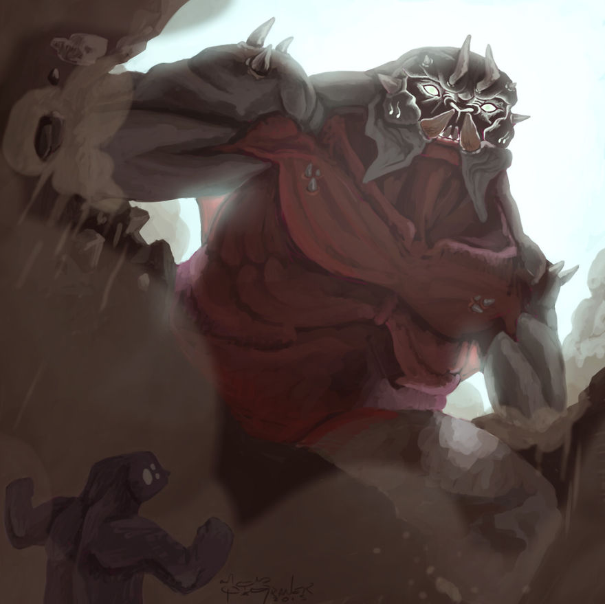 15-Year-Old Artist Creates Entire Monster Universe With His Wacom