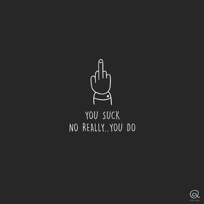 I Made 10 Little E-Cards To Send To People Who Need The Finger I Made 10 Little E-Cards To Send To People Who Need The Finger