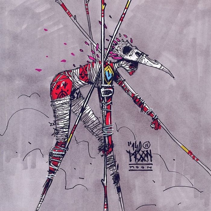 365 Squares: I Drew One Drawing A Day For A Year