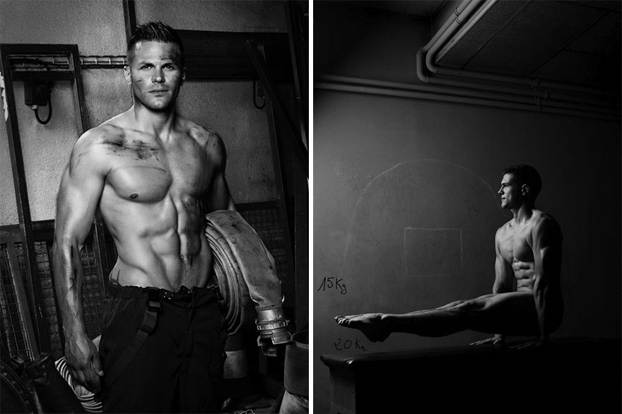 French Firefighters Release Charity Calendar 2016, Fire Risk Rises Across  France