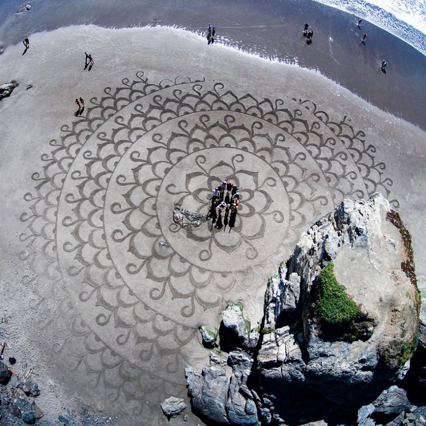 Man Quits His Job After Visiting Burning Man, Spends 10+ Years Drawing In The Sand
