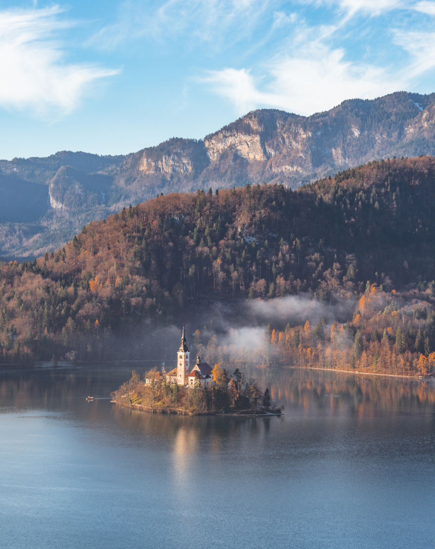 Another Magical Sunrise At Lake Bled In Slovenia