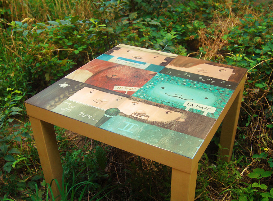 I Give New Life To Boring Furniture By Painting Cute Characters