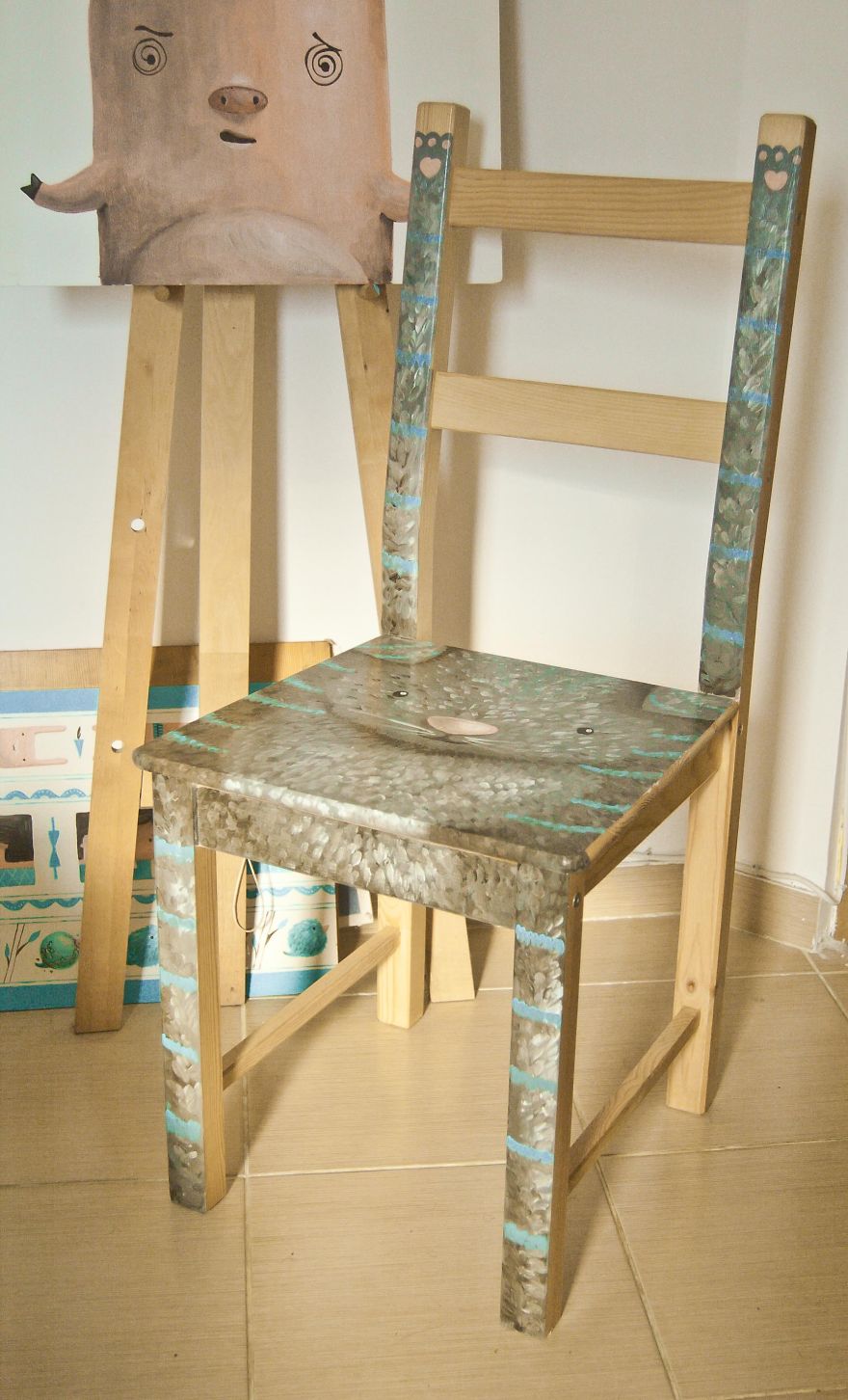 I Give New Life To Boring Furniture By Painting Cute Characters