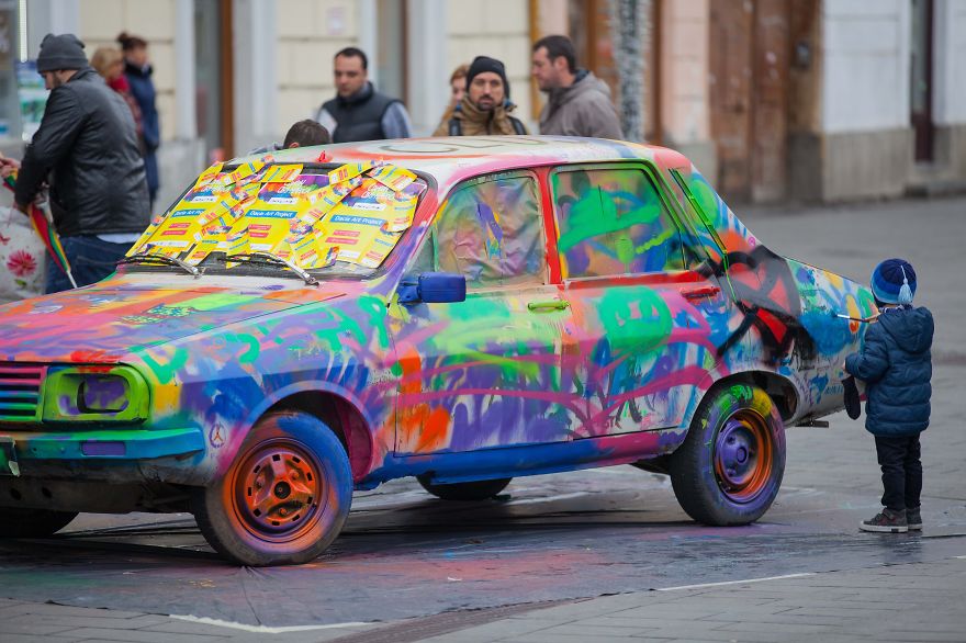 What Happens If You Leave A Car In The City Center Of Cluj, Romania? What Happens If You Leave A Car In The City Center Of Cluj, Romania?