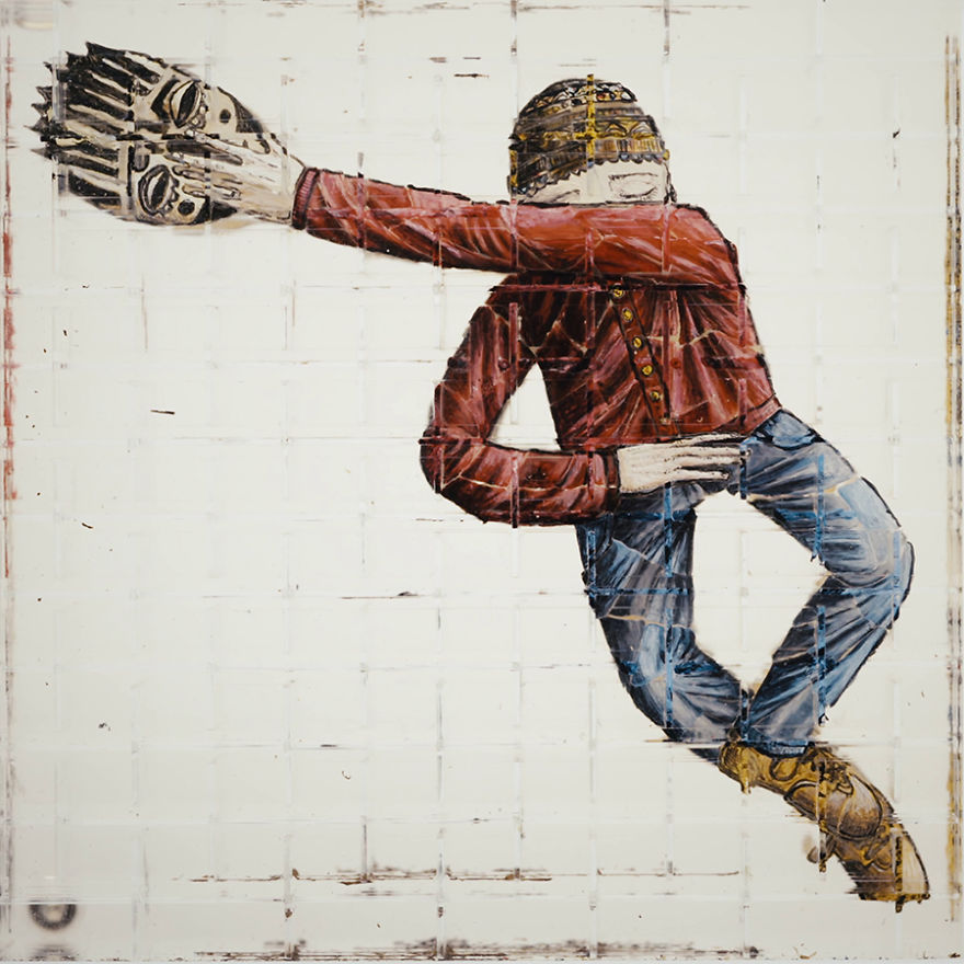 This Sculpture Contains Six Hidden Anamorphic Paintings This Sculpture Contains Six Hidden Anamorphic Paintings