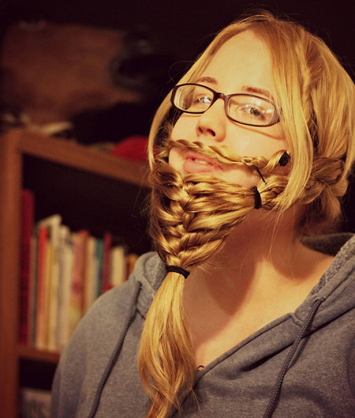 73 Women Who Braided Their Hair Into Beards That Make Men Envious 73 Women Who Braided Their Hair Into Beards That Make Men Envious