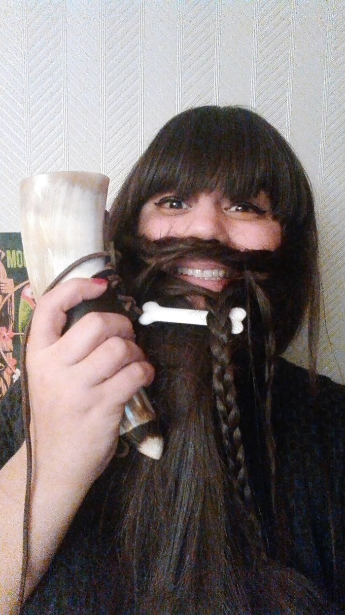 73 Women Who Braided Their Hair Into Beards That Make Men Envious 73 Women Who Braided Their Hair Into Beards That Make Men Envious