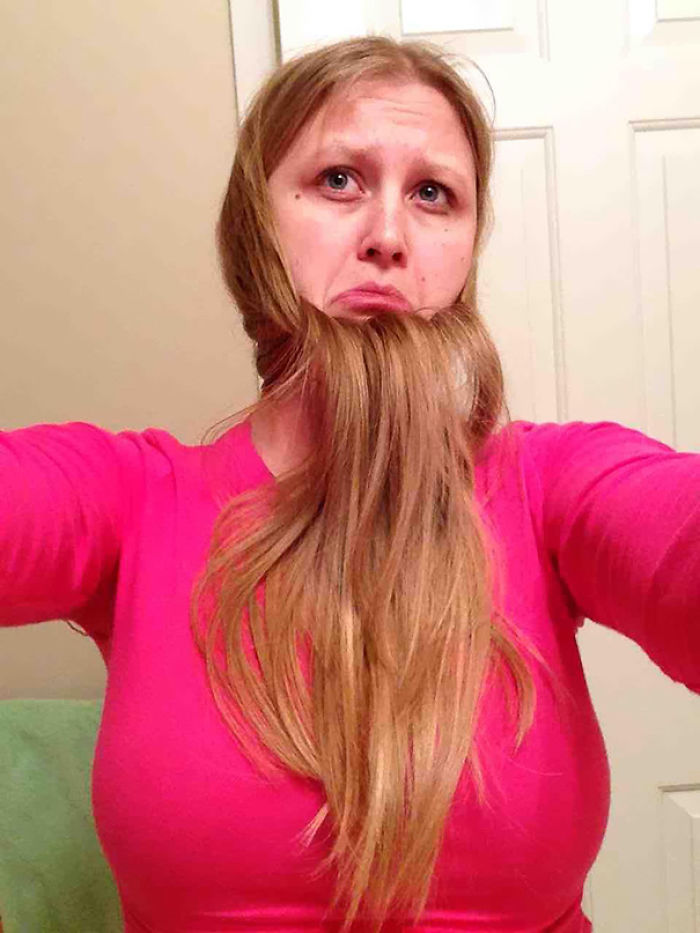 73 Women Who Braided Their Hair Into Beards That Make Men Envious 73 Women Who Braided Their Hair Into Beards That Make Men Envious