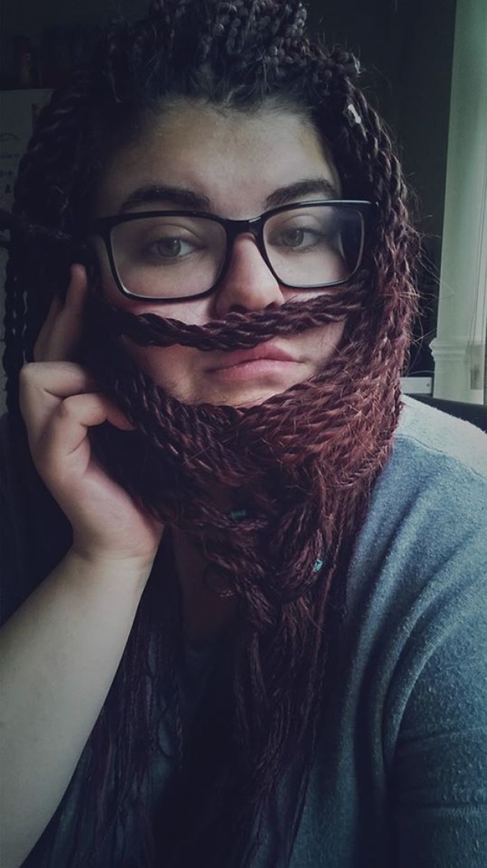 73 Women Who Braided Their Hair Into Beards That Make Men Envious 73 Women Who Braided Their Hair Into Beards That Make Men Envious