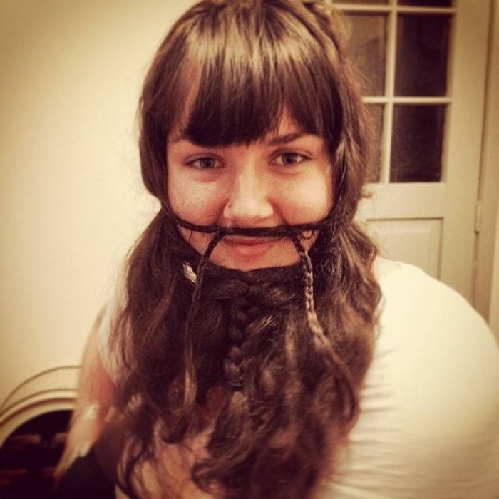 73 Women Who Braided Their Hair Into Beards That Make Men Envious 73 Women Who Braided Their Hair Into Beards That Make Men Envious