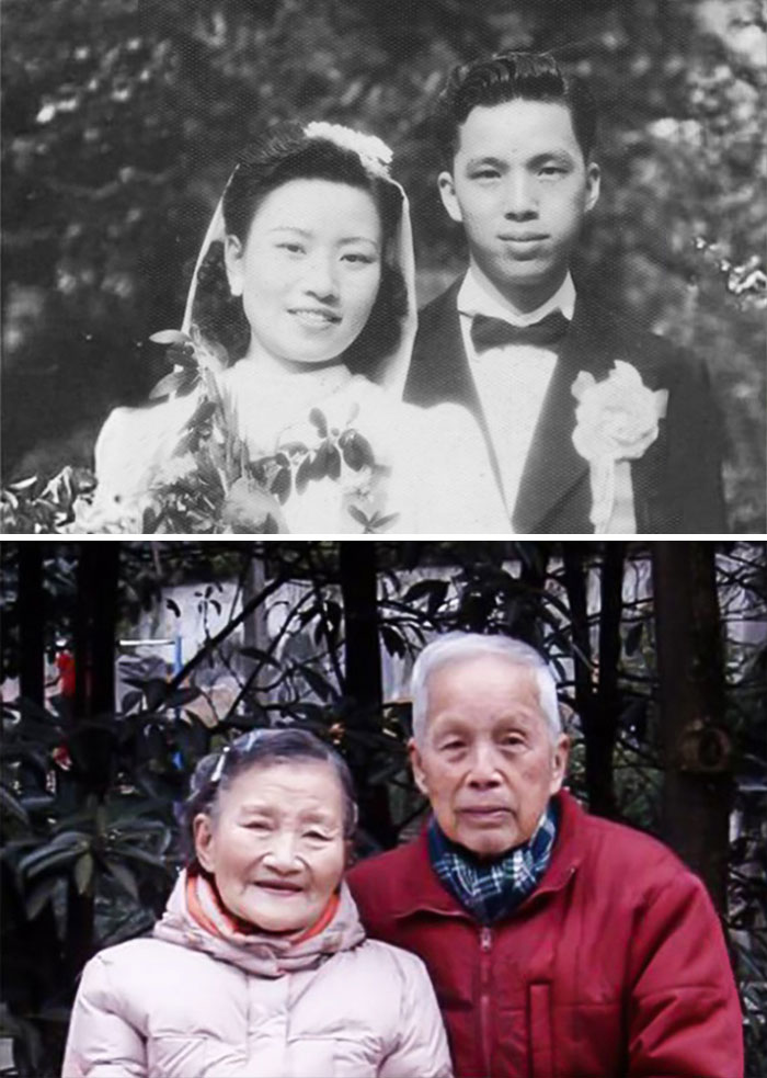 98-Year-Old Couple Recreate Their Wedding Day After 70 Years 98-Year-Old Couple Recreate Their Wedding Day After 70 Years