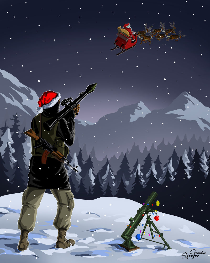 War And Peace: New Powerful Illustrations By Gunduz Aghayev War And Peace: New Powerful Illustrations By Gunduz Aghayev