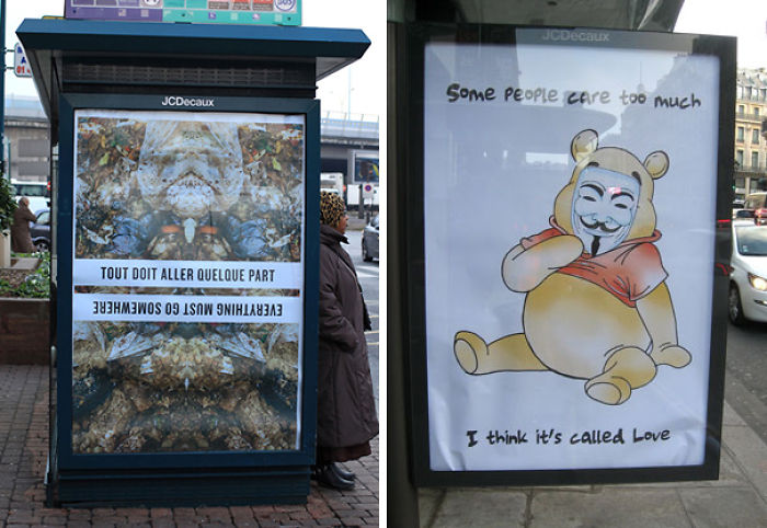 Artists Fill Paris With 600 Fake Ads To Protest Corporate Sponsorship Of Climate Conference Artists Fill Paris With 600 Fake Ads To Protest Corporate Sponsorship Of Climate Conference