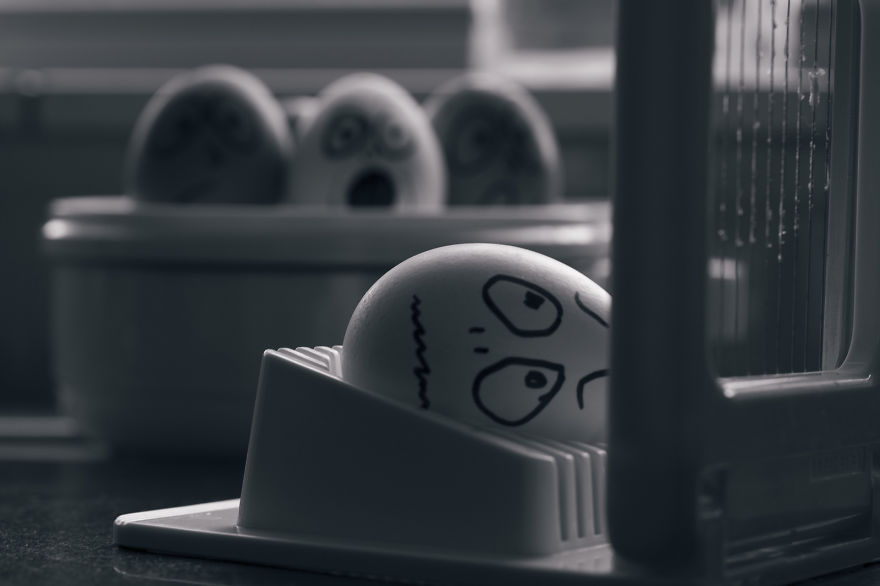 I Transform Simple Eggs Into Funny Photos
