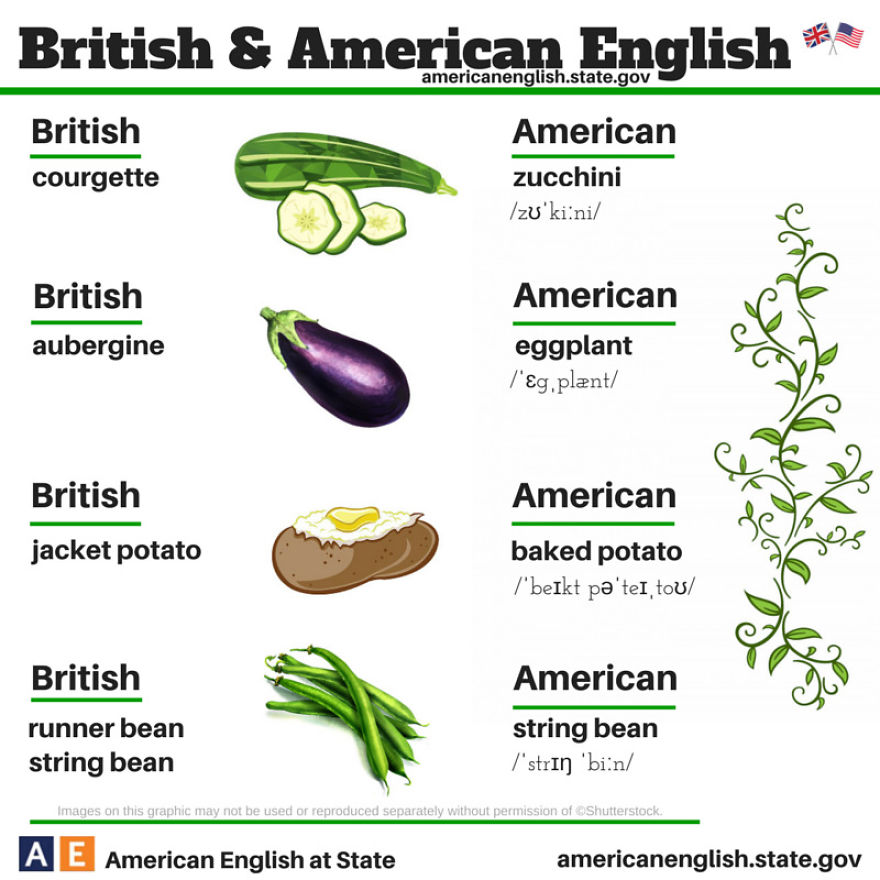 British English Vs American English: 24 Differences Illustrated British English Vs American English: 24 Differences Illustrated