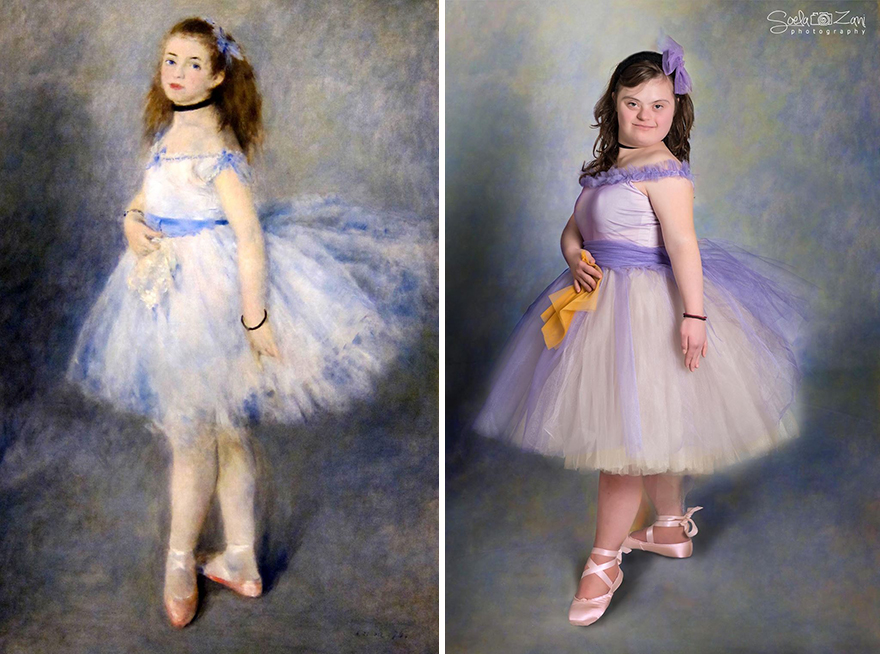 Children With Down Syndrome Recreate Famous Paintings To Prove That Everyone Is A Work Of Art Children With Down Syndrome Recreate Famous Paintings To Prove That Everyone Is A Work Of Art