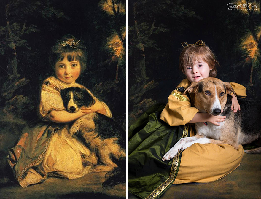 Children With Down Syndrome Recreate Famous Paintings To Prove That Everyone Is A Work Of Art Children With Down Syndrome Recreate Famous Paintings To Prove That Everyone Is A Work Of Art
