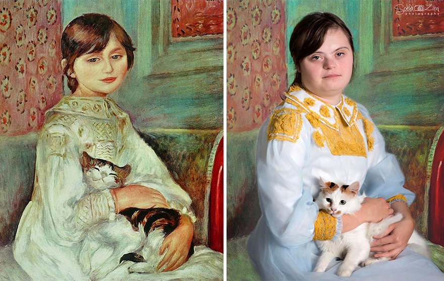 Children With Down Syndrome Recreate Famous Paintings To Prove That Everyone Is A Work Of Art Children With Down Syndrome Recreate Famous Paintings To Prove That Everyone Is A Work Of Art