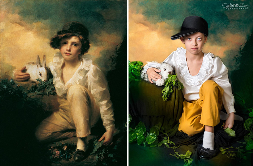 Children With Down Syndrome Recreate Famous Paintings To Prove That Everyone Is A Work Of Art Children With Down Syndrome Recreate Famous Paintings To Prove That Everyone Is A Work Of Art