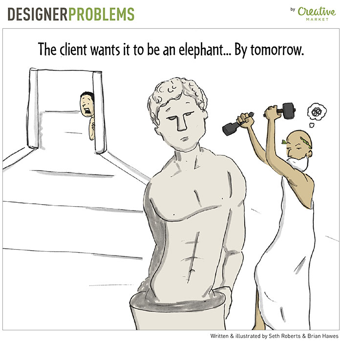 21 Designer Problems Turned Into Funny Comics 21 Designer Problems Turned Into Funny Comics