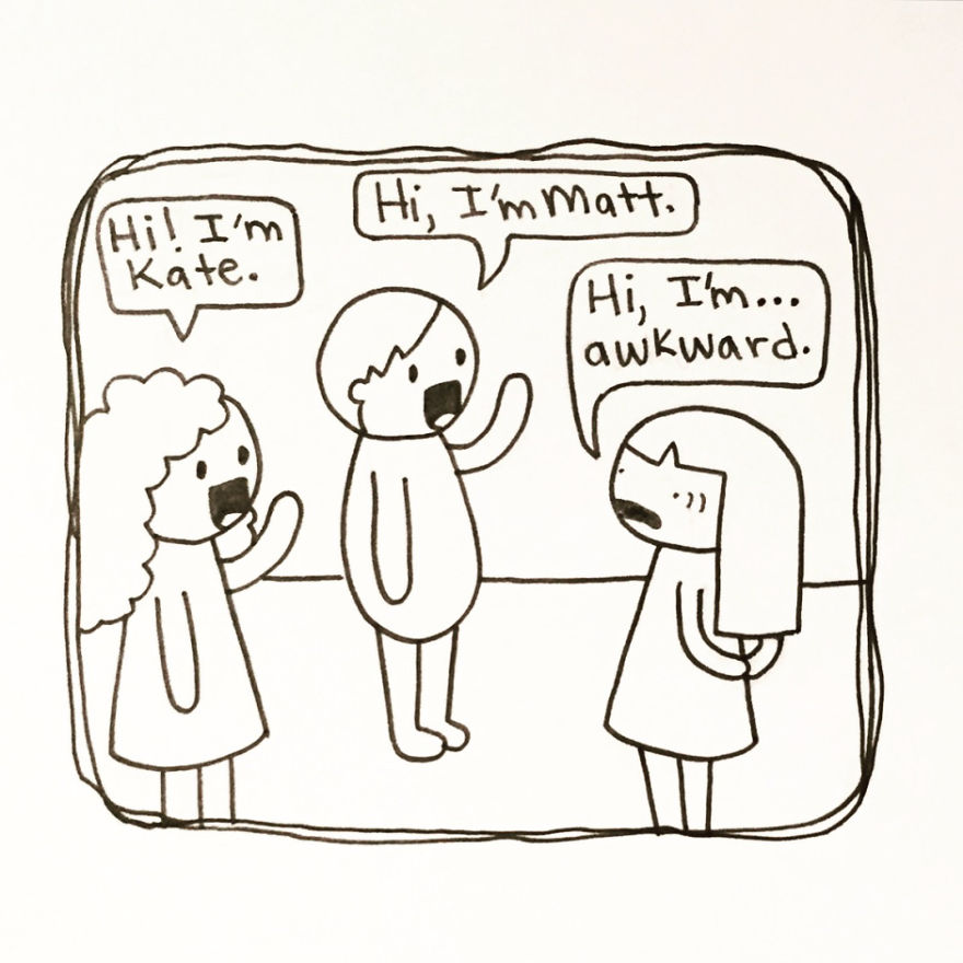 I Doodle Introvert Comics To Express How I Feel