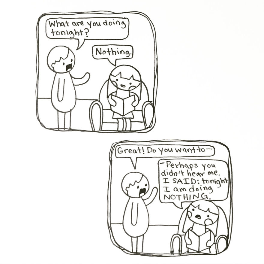 I Doodle Introvert Comics To Express How I Feel