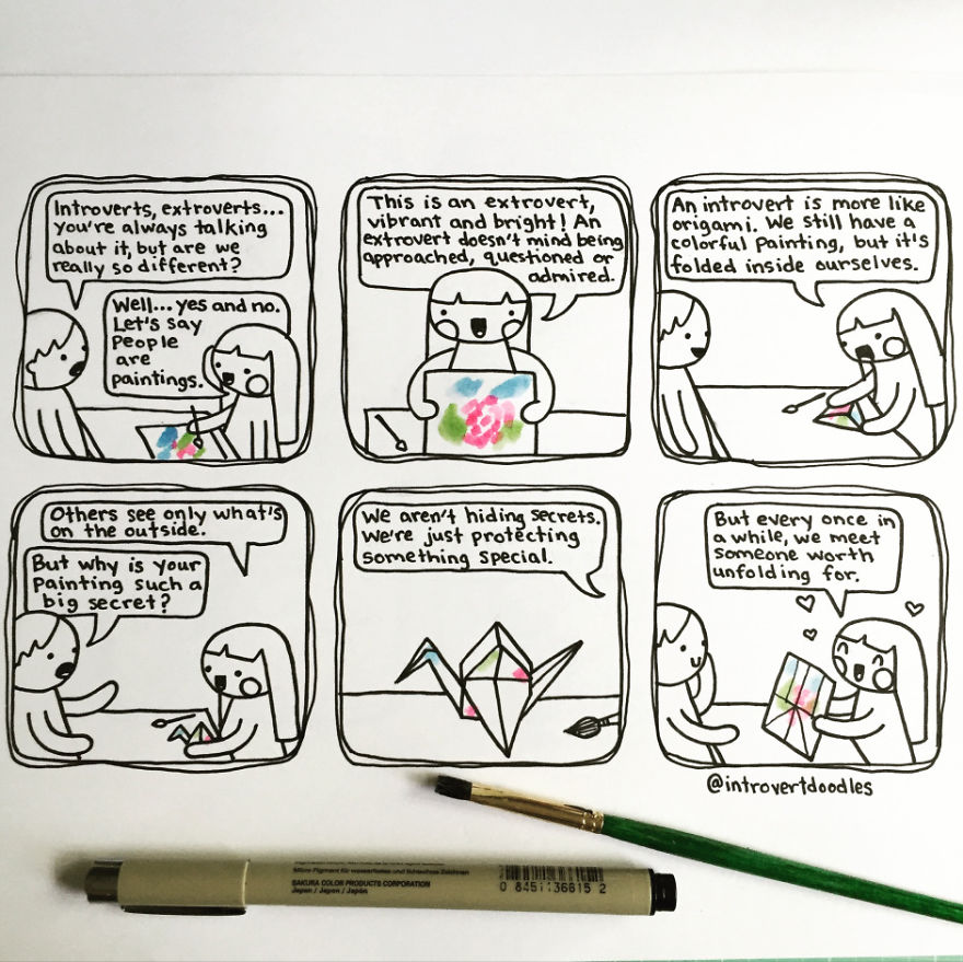 I Doodle Introvert Comics To Express How I Feel