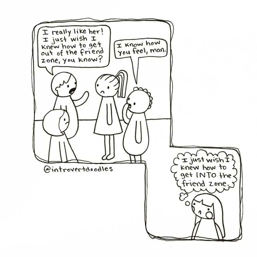 I Doodle Introvert Comics To Express How I Feel
