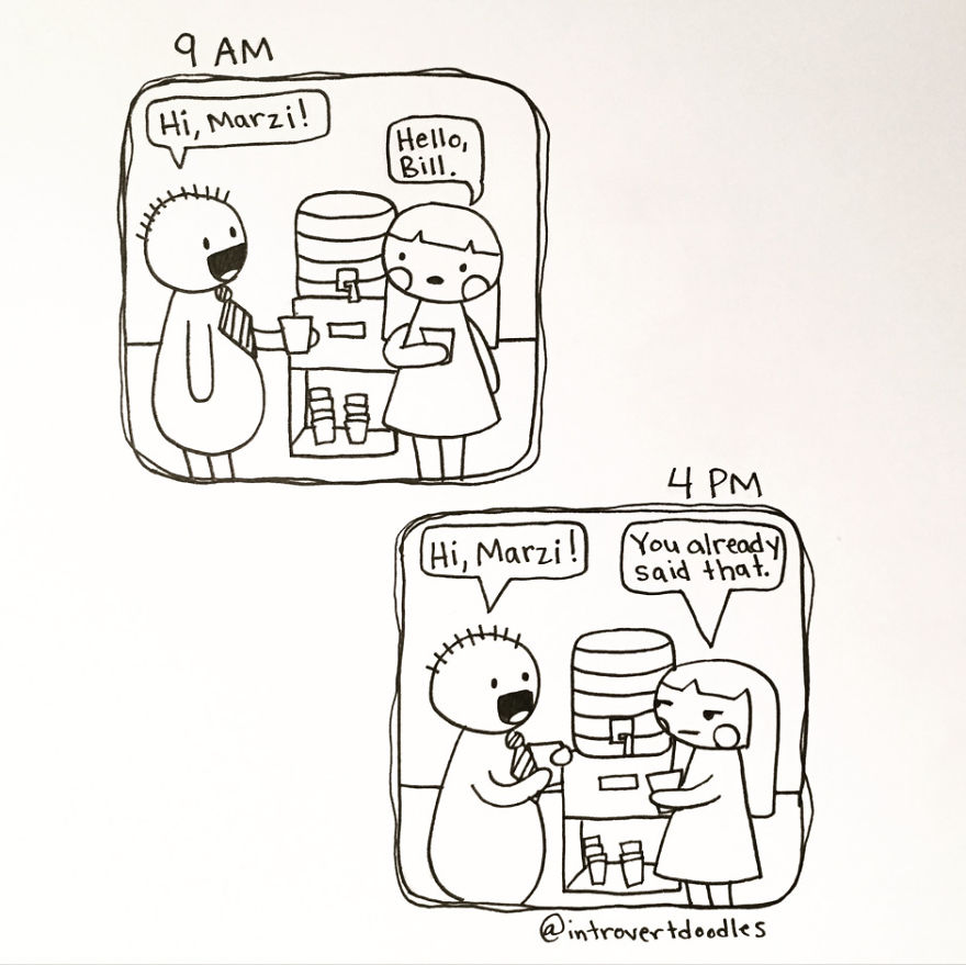 I Doodle Introvert Comics To Express How I Feel
