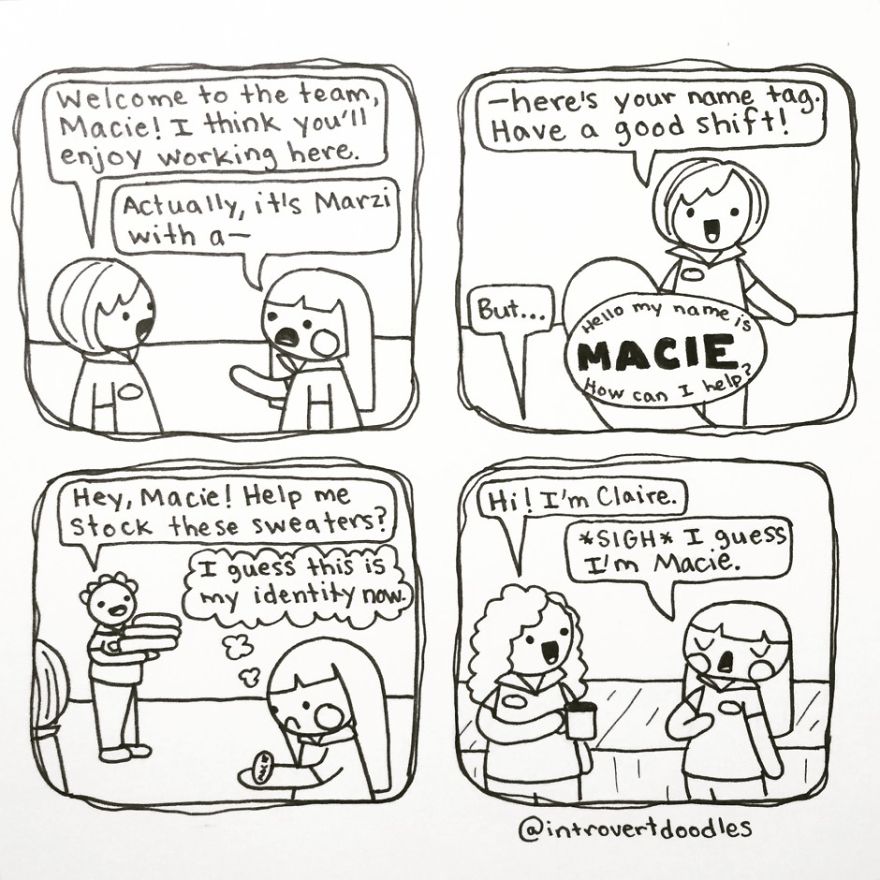 I Doodle Introvert Comics To Express How I Feel