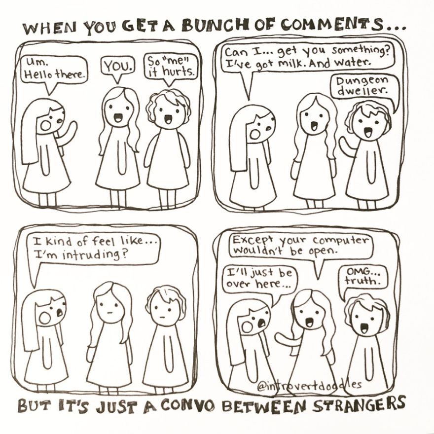 I Doodle Introvert Comics To Express How I Feel