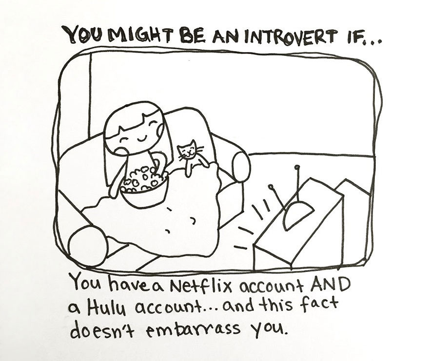 I Doodle Introvert Comics To Express How I Feel