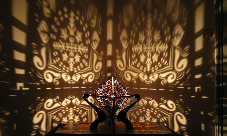 Shadow Lamps That We Made Using Our Diy Laser Cutter Shadow Lamps That We Made Using Our Diy Laser Cutter