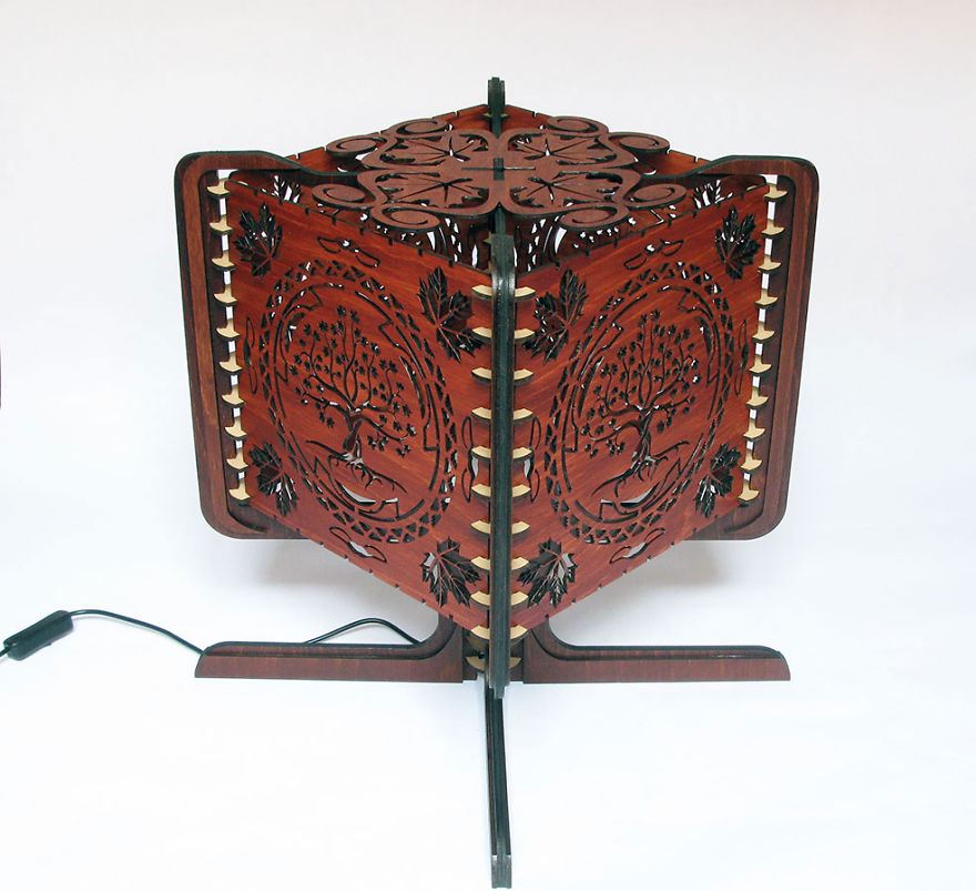 Shadow Lamps That We Made Using Our Diy Laser Cutter Shadow Lamps That We Made Using Our Diy Laser Cutter