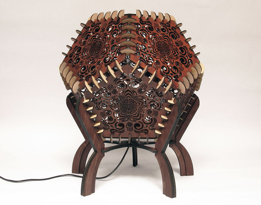 Shadow Lamps That We Made Using Our Diy Laser Cutter Shadow Lamps That We Made Using Our Diy Laser Cutter