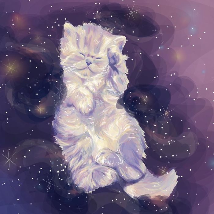 Animals In Space: My Vector Art Leaves People Questioning What The Medium Is Animals In Space: My Vector Art Leaves People Questioning What The Medium Is