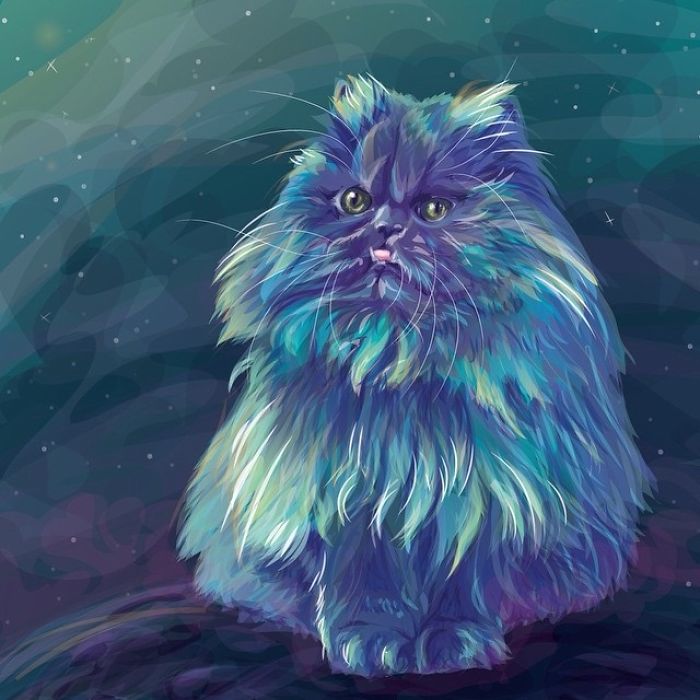 Animals In Space: My Vector Art Leaves People Questioning What The Medium Is Animals In Space: My Vector Art Leaves People Questioning What The Medium Is