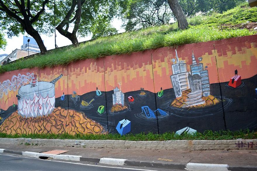 More Than 200 Graffiti Artists Turned 23 De Maio Avenue In São Paulo Into A Work Of Art
